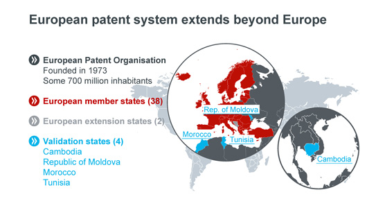 Growing influence of the EPO worldwide 5