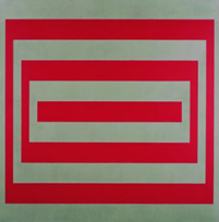 Jon Groom - Red in Green-Red Grey, 2001