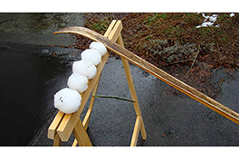 Letzter Schnee, 2009, © Roman Signer 